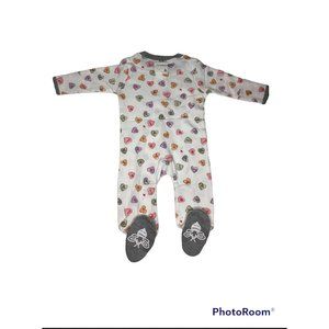 Burt's Bees Baby Baby Girls' Sleep and Play Pajamas, 100% Organic Cotton One-Pie